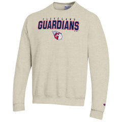 Cleveland Guardians Champion Eco Powerblend Sweatshirt - Oatmeal - MLB Online