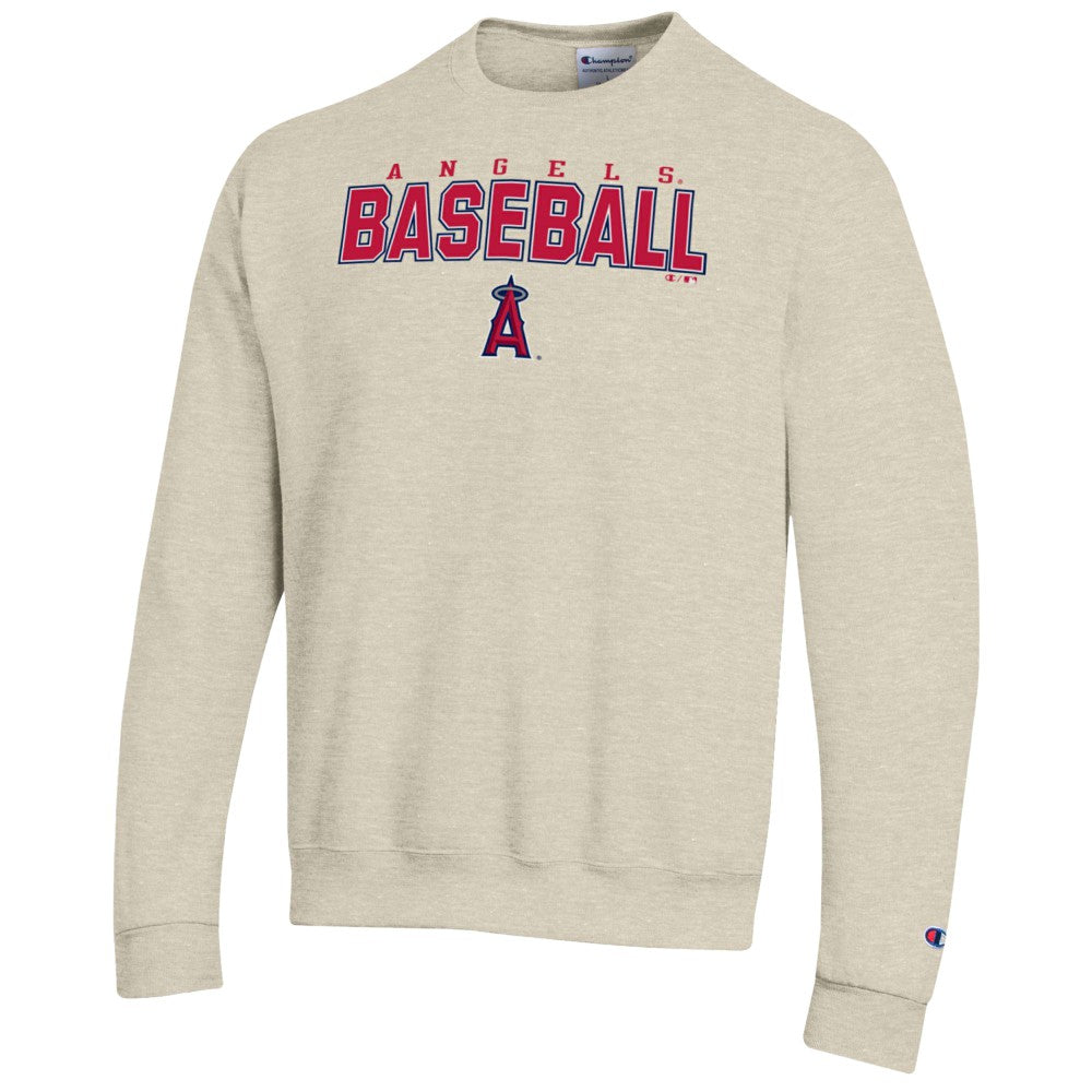 Los Angeles Angels Champion Eco Powerblend Sweatshirt - Oatmeal - MLB Online