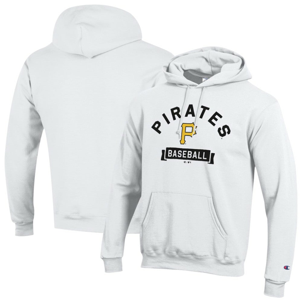 Pittsburgh Pirates Champion Eco Powerblend Hoodie - White - MLB Online