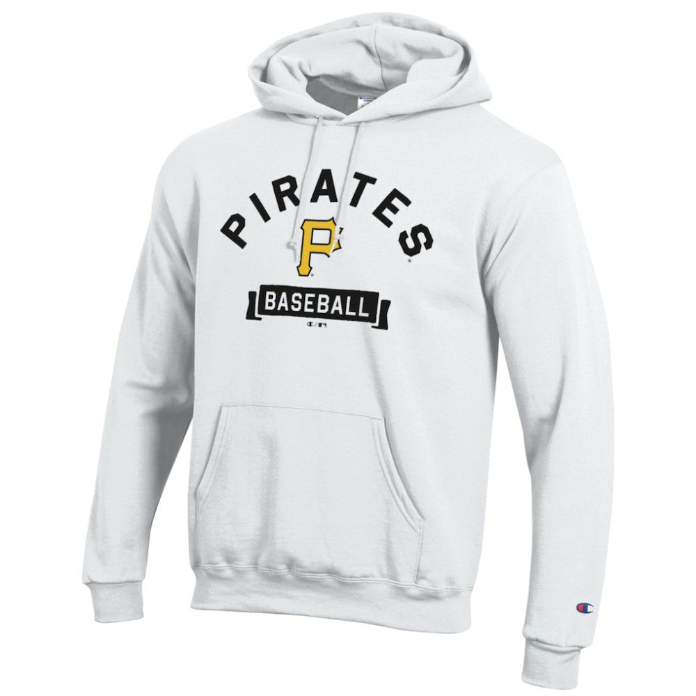 Pittsburgh Pirates Champion Eco Powerblend Hoodie - White - MLB Online