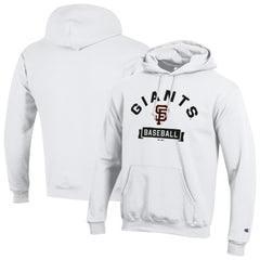 San Francisco Giants Champion Eco Powerblend Hoodie - White - MLB Sale