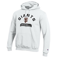 San Francisco Giants Champion Eco Powerblend Hoodie - White - MLB Sale