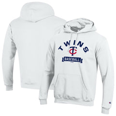 Minnesota Twins Champion Eco Powerblend Hoodie - White - MLB Sale