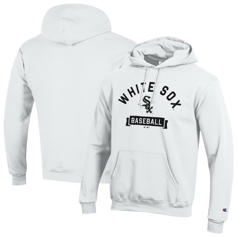 Chicago White Sox Champion Eco Powerblend Hoodie - White - MLB Lifestyle