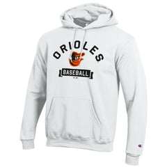 Baltimore Orioles Champion Eco Powerblend Hoodie - White - MLB Online