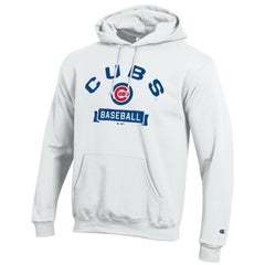 Chicago Cubs Champion Eco Powerblend Hoodie - White - MLB Sale