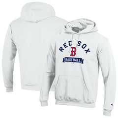 Boston Red Sox Champion Eco Powerblend Hoodie - White - MLB Discount