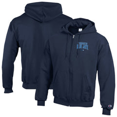 Toronto Blue Jays Champion Eco Powerblend Full-Zip Hoodie - Navy - MLB Lifestyle