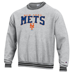 New York Mets Champion Reverse Weave Sweatshirt - Black - MLB on Sale
