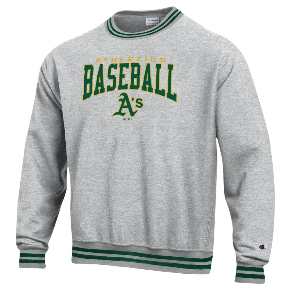 Athletics Champion Reverse Weave Sweatshirt - Green - MLB Online