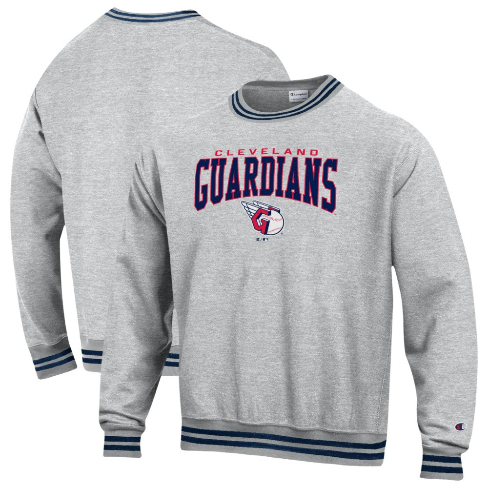 Cleveland Guardians Champion Reverse Weave Sweatshirt - Navy - MLB on Sale