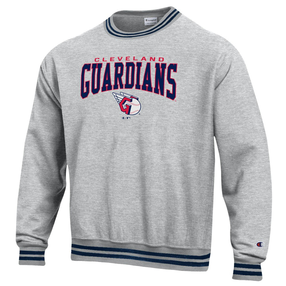 Cleveland Guardians Champion Reverse Weave Sweatshirt - Navy - MLB on Sale