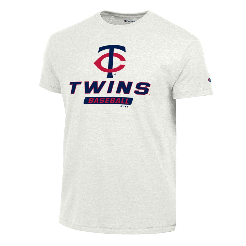 Minnesota Twins Champion Ultimate Tri-blend T-Shirt - White - MLB Discount