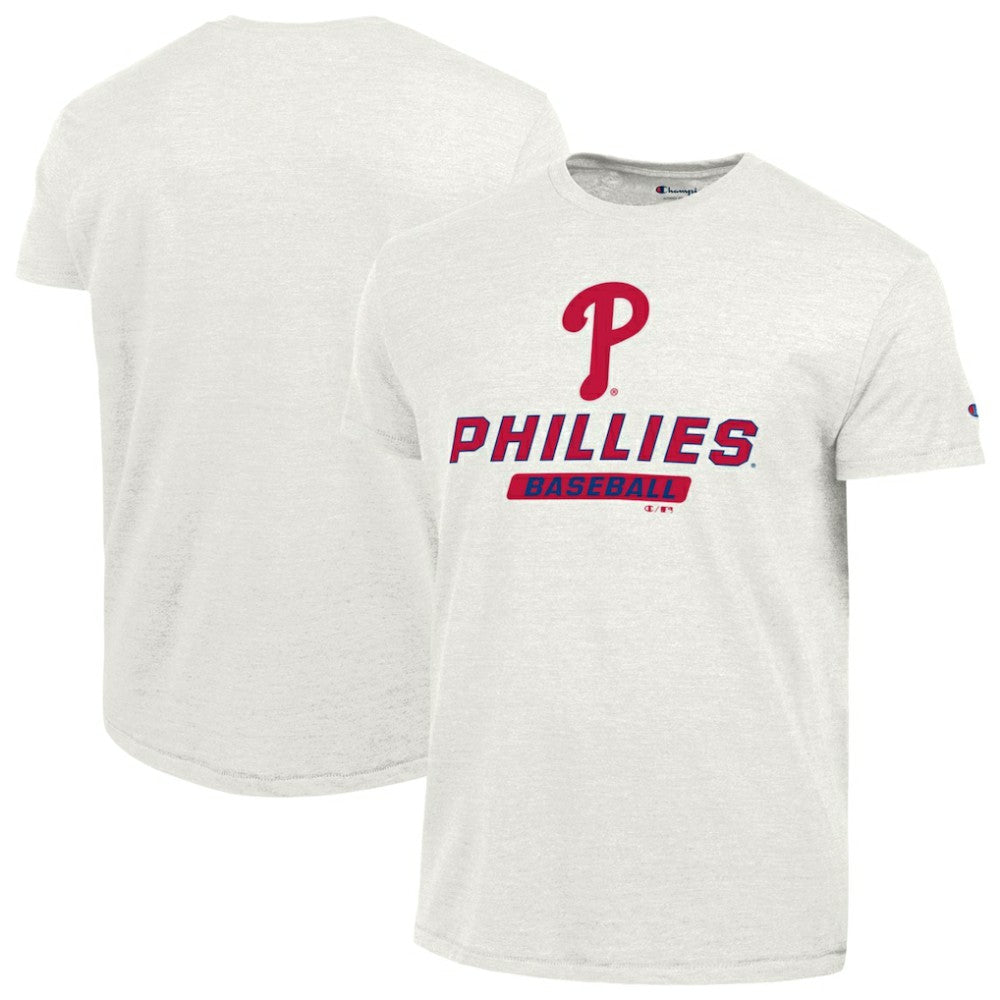 Philadelphia Phillies Champion Ultimate Tri-blend T-Shirt - White - MLB Online