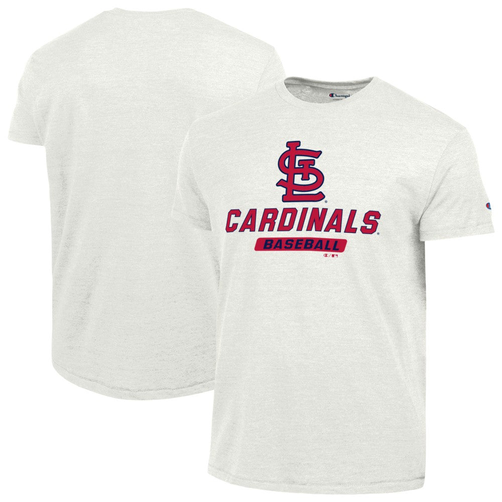 St. Louis Cardinals Champion Ultimate Tri-blend T-Shirt - White - MLB Sale