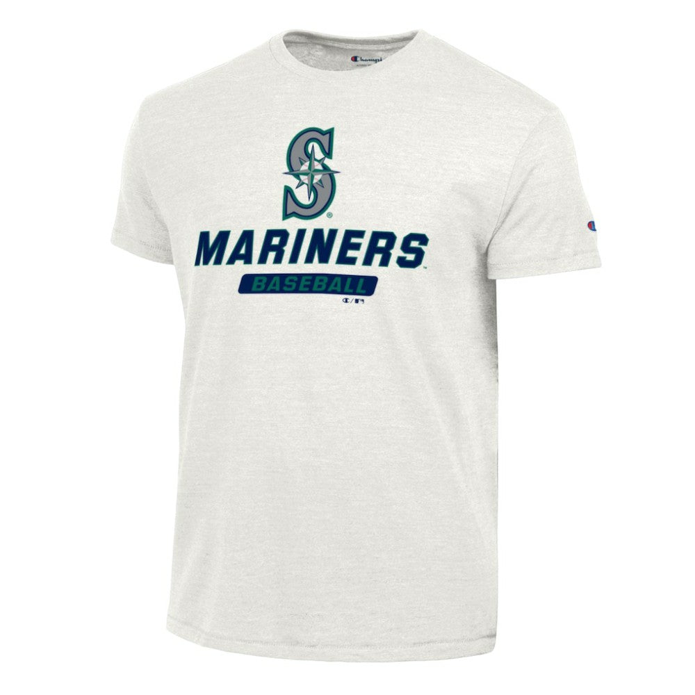 Seattle Mariners Champion Ultimate Tri-blend T-Shirt - White - MLB Sale