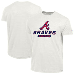 Atlanta Braves Champion Ultimate Tri-blend T-Shirt - White - MLB Lifestyle