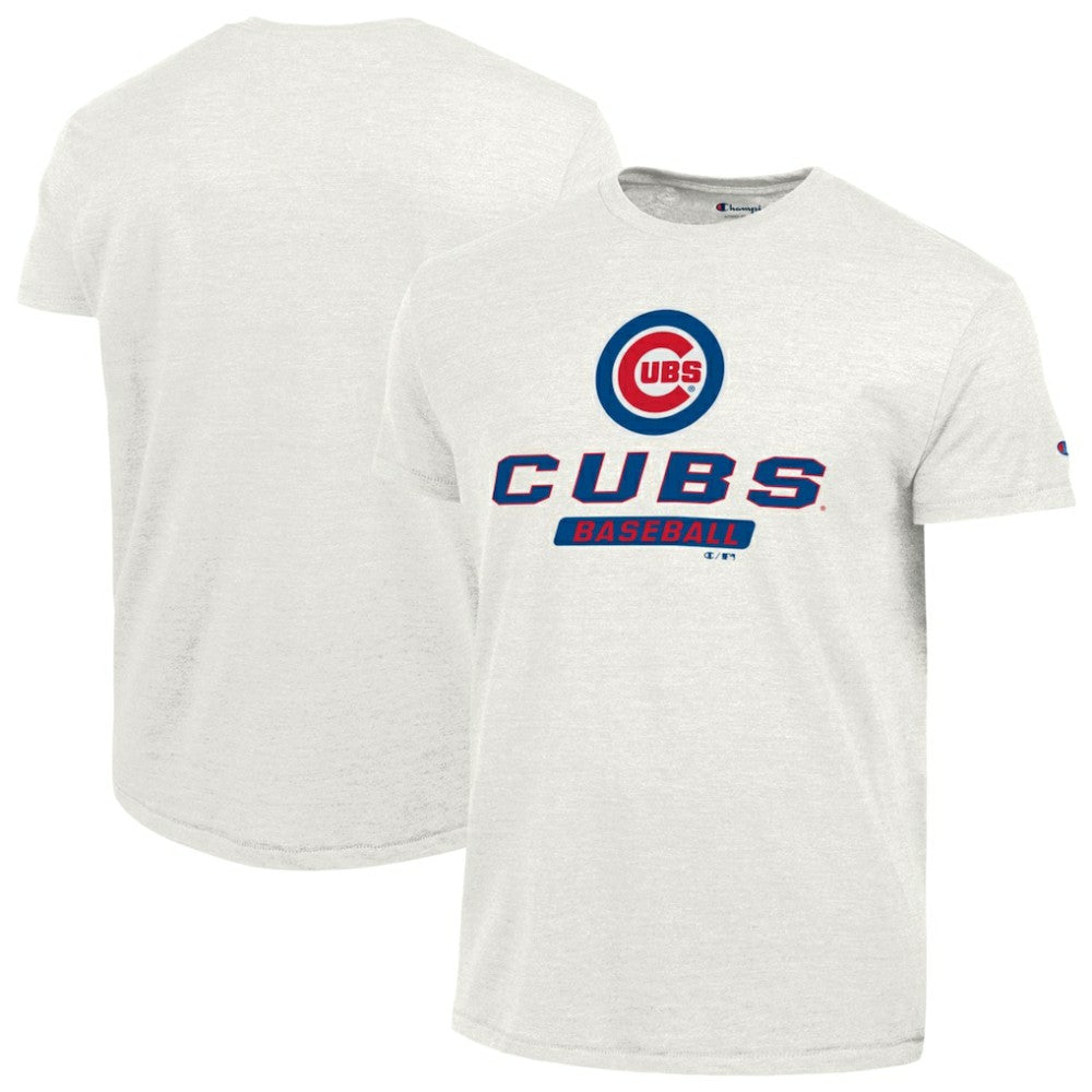 Chicago Cubs Champion Ultimate Tri-blend T-Shirt - White - MLB on Sale