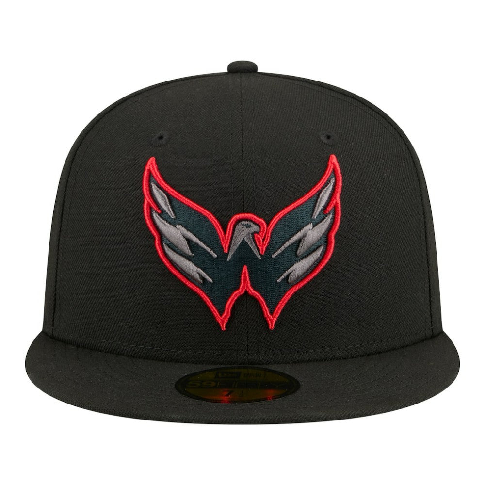 Washington Capitals New Era Color Pop 59FIFTY Fitted Hat - Black - NHL 203778842