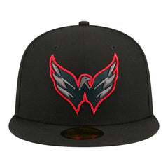 Washington Capitals New Era Color Pop 59FIFTY Fitted Hat - Black - NHL 203778842