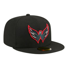 Washington Capitals New Era Color Pop 59FIFTY Fitted Hat - Black - NHL 203778842