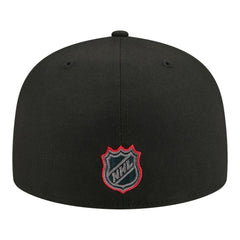 Chicago Blackhawks New Era Color Pop 59FIFTY Fitted Hat - Black - NHL 203778844