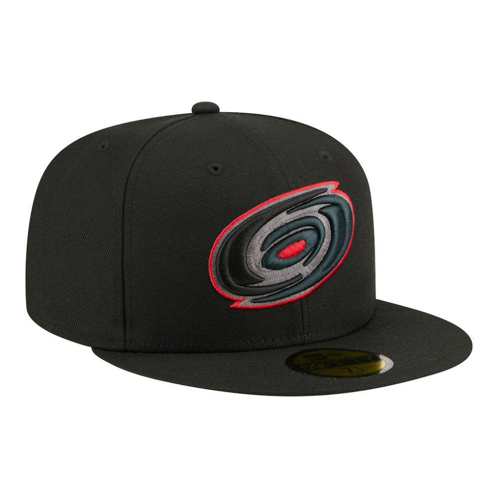Carolina Hurricanes New Era Color Pop 59FIFTY Fitted Hat - Black - NHL 203778846