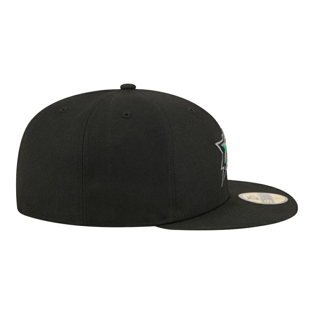 Dallas Stars New Era Color Pop 59FIFTY Fitted Hat - Black - NHL 203778847