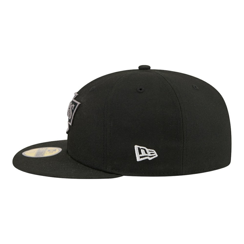 Los Angeles Kings New Era Color Pop 59FIFTY Fitted Hat - Black - NHL 203778850