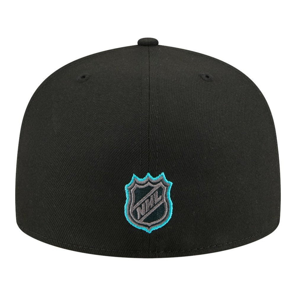 San Jose Sharks New Era Color Pop 59FIFTY Fitted Hat - Black - NHL 203778853