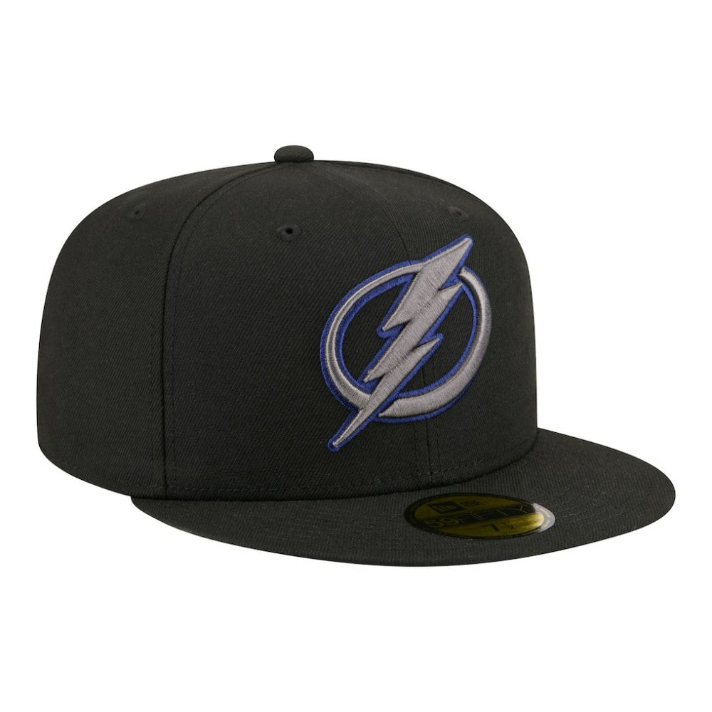 Tampa Bay Lightning New Era Color Pop 59FIFTY Fitted Hat - Black - NHL 203778854