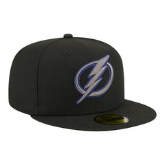 Tampa Bay Lightning New Era Color Pop 59FIFTY Fitted Hat - Black - NHL 203778854