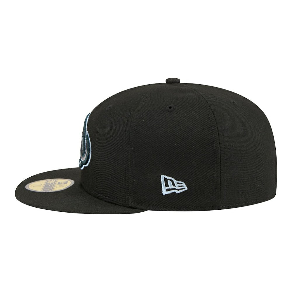 Utah Mammoth New Era Color Pop 59FIFTY Fitted Hat - Black - NHL 203778855