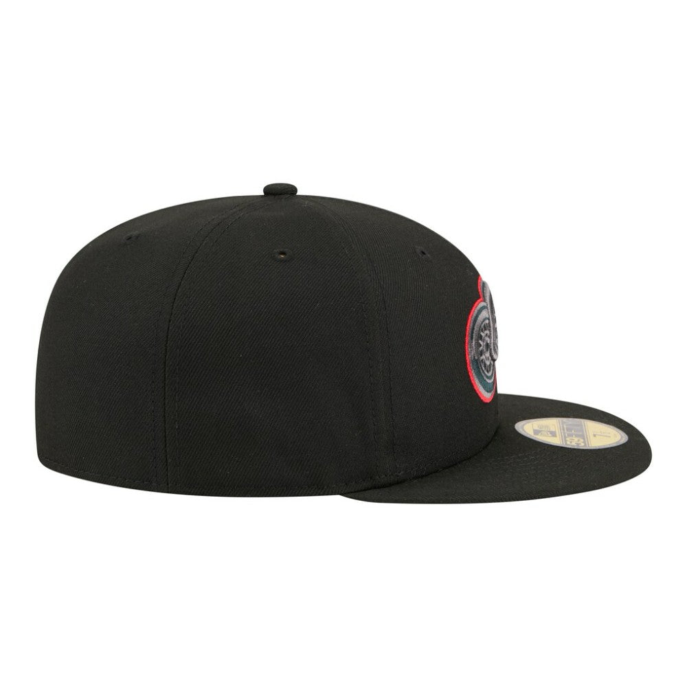 Detroit Red Wings New Era Color Pop 59FIFTY Fitted Hat - Black - NHL 203778857