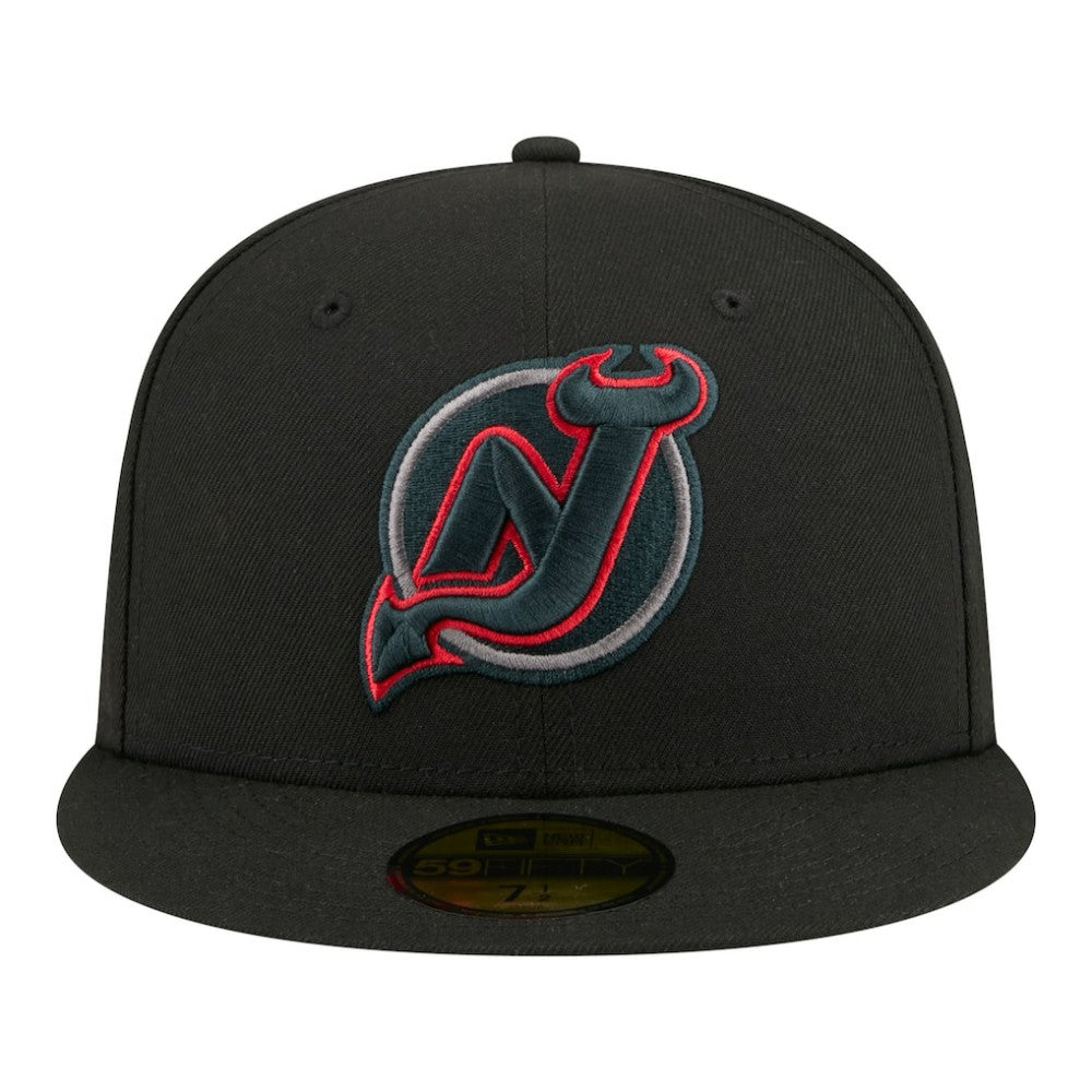 New Jersey Devils New Era Color Pop 59FIFTY Fitted Hat - Black - NHL 203778858