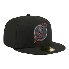 New Jersey Devils New Era Color Pop 59FIFTY Fitted Hat - Black - NHL 203778858
