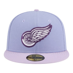Detroit Red Wings New Era Lavender Bloom 59FIFTY Fitted Hat - Light Purple/Purple - NHL 203778860