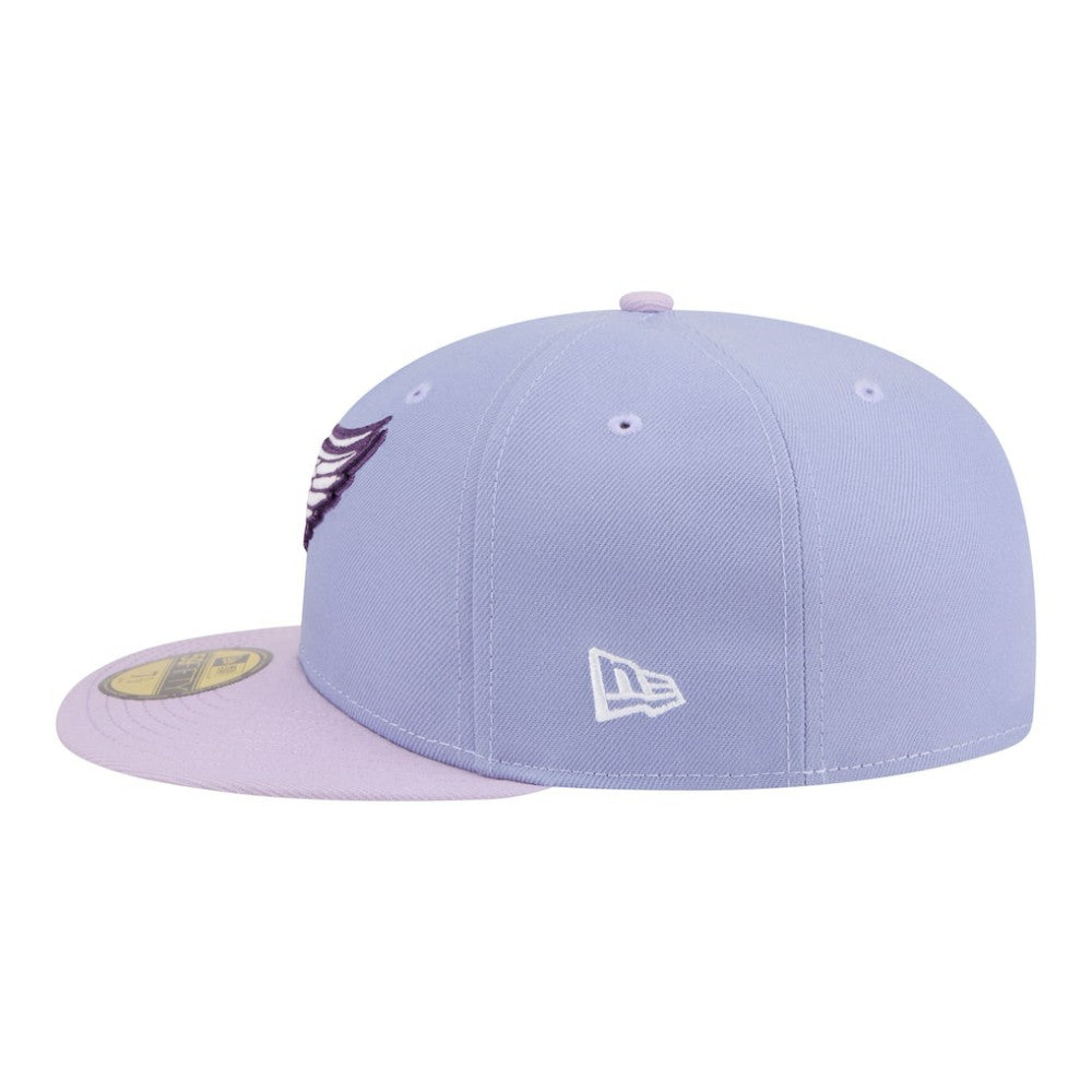 Detroit Red Wings New Era Lavender Bloom 59FIFTY Fitted Hat - Light Purple/Purple - NHL 203778860