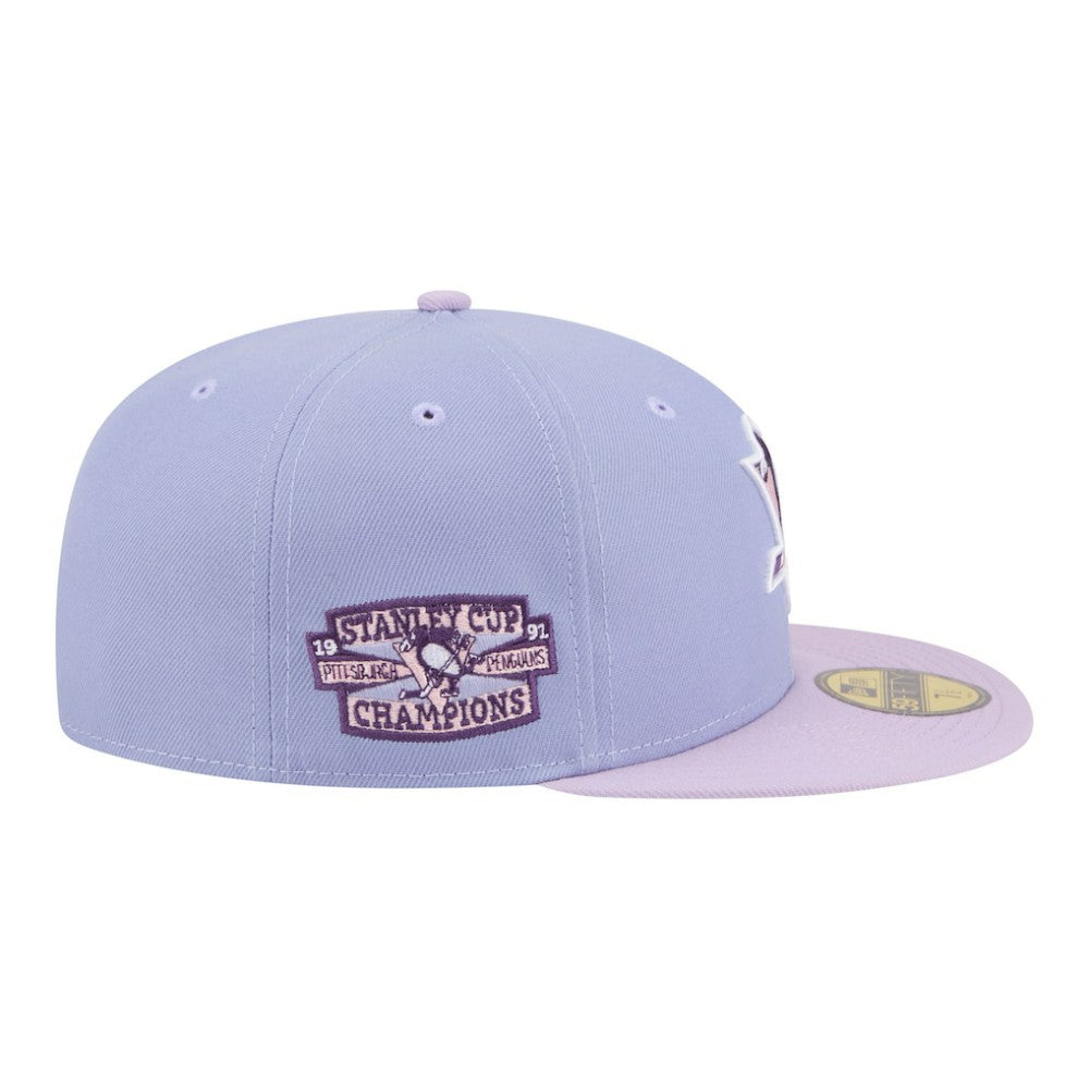 Pittsburgh Penguins New Era Lavender Bloom 59FIFTY Fitted Hat - Light Purple/Purple - NHL 203778861