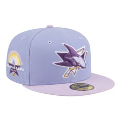 San Jose Sharks New Era Lavender Bloom 59FIFTY Fitted Hat - Light Purple/Purple - NHL 203778862