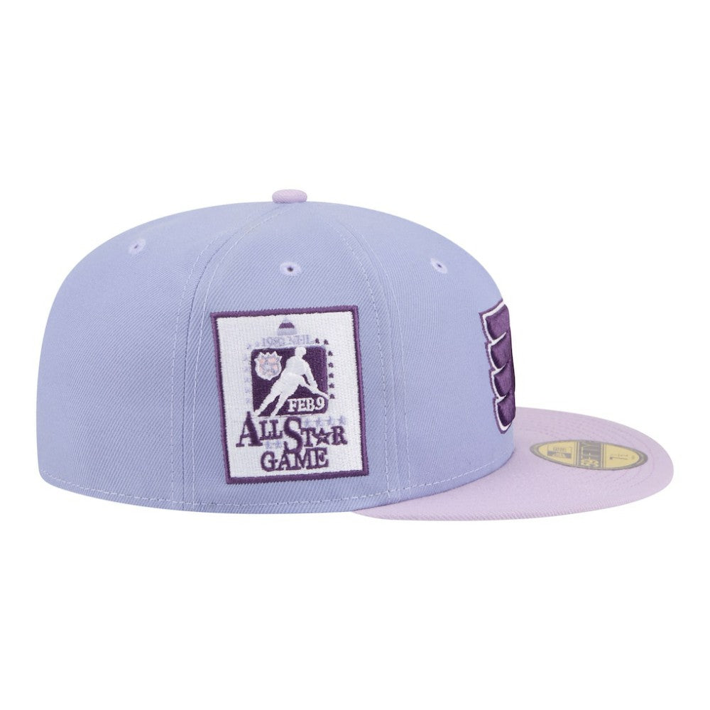 Philadelphia Flyers New Era Lavender Bloom 59FIFTY Fitted Hat - Light Purple/Purple - NHL 203778865