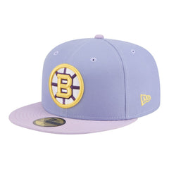 Boston Bruins New Era Lavender Bloom 59FIFTY Fitted Hat - Light Purple/Purple - NHL 203778866