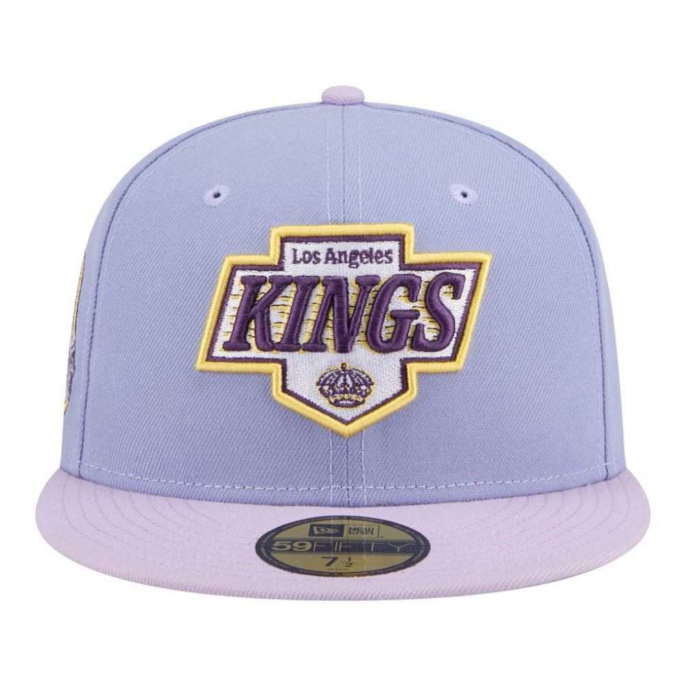 Los Angeles Kings New Era Lavender Bloom 59FIFTY Fitted Hat - Light Purple/Purple - NHL 203778867