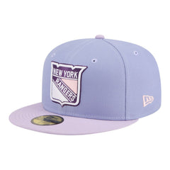 New York Rangers New Era Lavender Bloom 59FIFTY Fitted Hat - Light Purple/Purple - NHL 203778869
