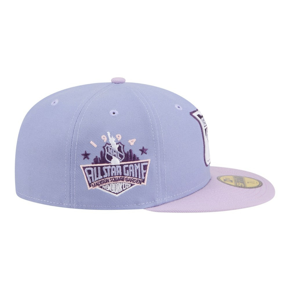 New York Rangers New Era Lavender Bloom 59FIFTY Fitted Hat - Light Purple/Purple - NHL 203778869