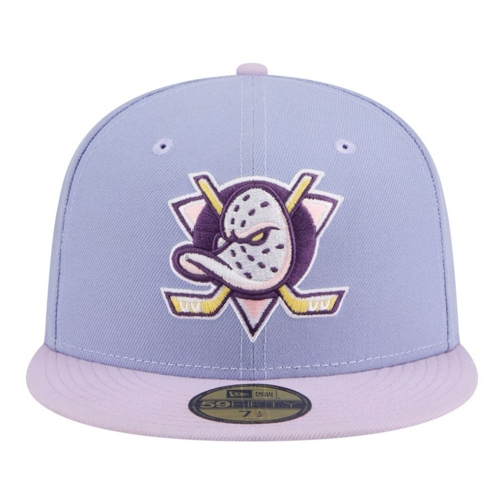 Anaheim Ducks New Era Lavender Bloom 59FIFTY Fitted Hat - Light Purple/Purple - NHL 203778870