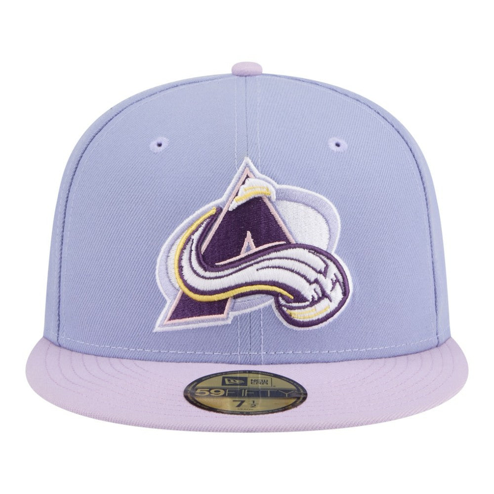 Colorado Avalanche New Era Lavender Bloom 59FIFTY Fitted Hat - Light Purple/Purple - NHL 203778871