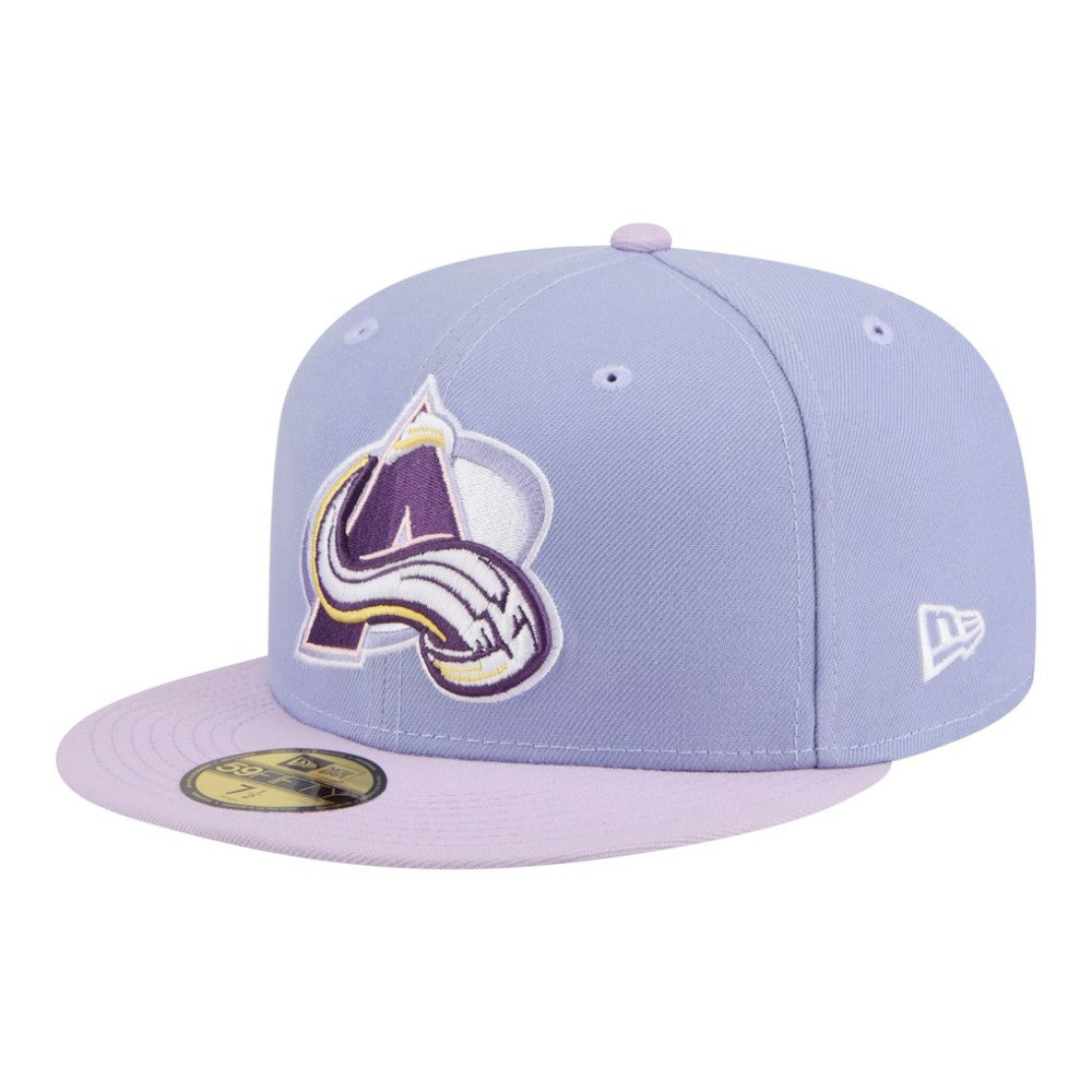 Colorado Avalanche New Era Lavender Bloom 59FIFTY Fitted Hat - Light Purple/Purple - NHL 203778871
