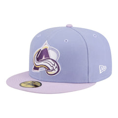 Colorado Avalanche New Era Lavender Bloom 59FIFTY Fitted Hat - Light Purple/Purple - NHL 203778871
