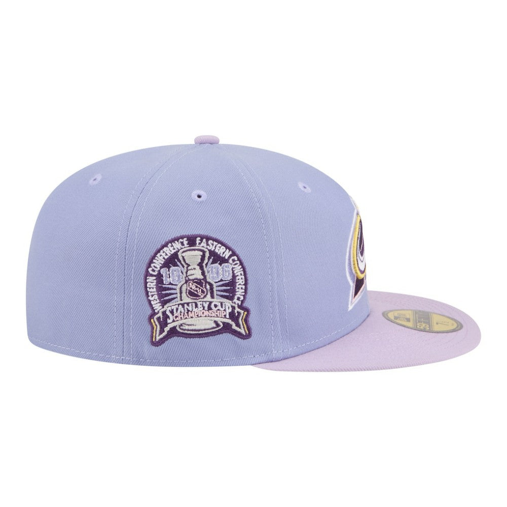 Colorado Avalanche New Era Lavender Bloom 59FIFTY Fitted Hat - Light Purple/Purple - NHL 203778871